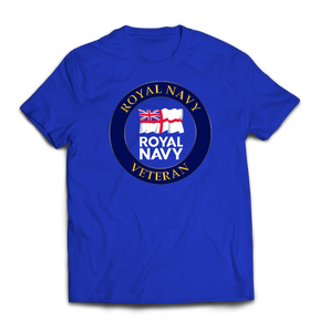 Royal Navy Veteran Printed T-Shirt