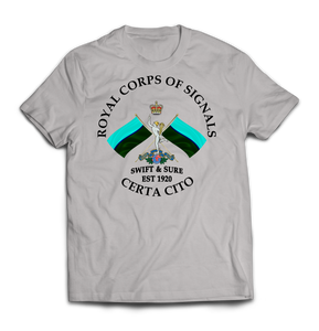 ROYAL SIGNALS SWIFT AND SURE Printed T-Shirt