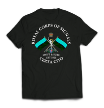 ROYAL SIGNALS SWIFT AND SURE Printed T-Shirt