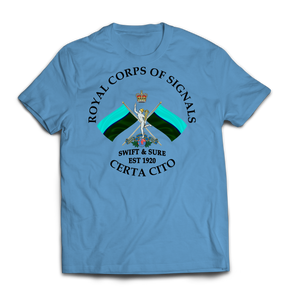 ROYAL SIGNALS SWIFT AND SURE Printed T-Shirt