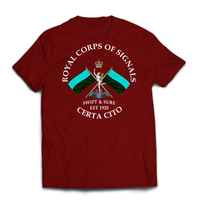 ROYAL SIGNALS SWIFT AND SURE Printed T-Shirt