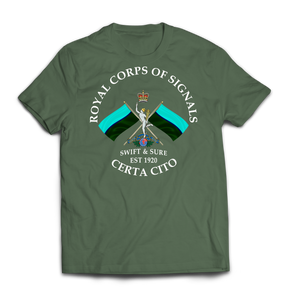 ROYAL SIGNALS SWIFT AND SURE Printed T-Shirt