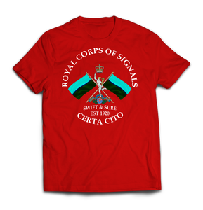 ROYAL SIGNALS SWIFT AND SURE Printed T-Shirt