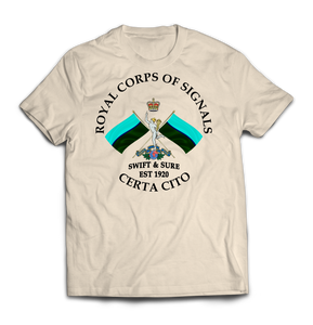 ROYAL SIGNALS SWIFT AND SURE Printed T-Shirt
