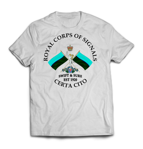 ROYAL SIGNALS SWIFT AND SURE Printed T-Shirt