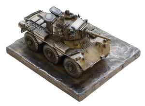 Saladin FV601 Armoured Car Cold Cast Bronze Military Statue