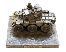 Saladin FV601 Armoured Car Cold Cast Bronze Military Statue