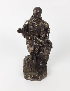 SAS Trooper Soldier Cold Cast Bronze Military Statue