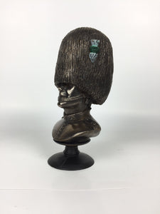 Welsh Guards Bust Cold Cast Bronze Military Statue Sculpture