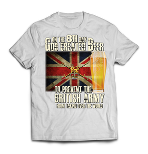 On the 8th Day British Army Printed T-Shirt